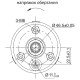 Насос для свердловини Aquatica (Dongyin) 777401 погружний відцентровий; 0,25 кВт; h=42м; 2,7 м. куб/год, Ø80мм
