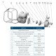 Мотопомпа Wetron 772553 9 л.с. Hmax 26м Qmax 110м³/ч (4-х тактный)
