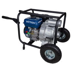 Мотопомпа Wetron 772557 7.5 л.с. Hmax 26м Qmax 60 м3/год (4-х тактний) для брудної води