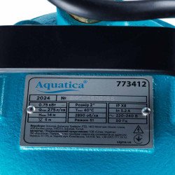 Каналізаційний Насос 0.75 кВт Hmax 14м Qmax 275л/хв Aquatica (773412)