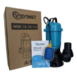Насос дренажно-фекальний VODOMET WQD12-10-1.3 Н=10М, Q=12кбМ, P=1300 Вт, 2", корп. чавун