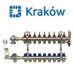 Колектор для теплої підлоги Krakow на 9 контурів