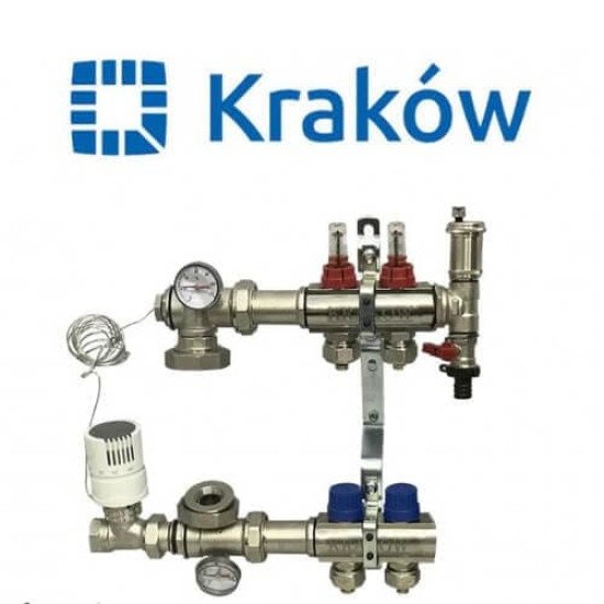 Колектор для теплої підлоги Krakow на 2 контури