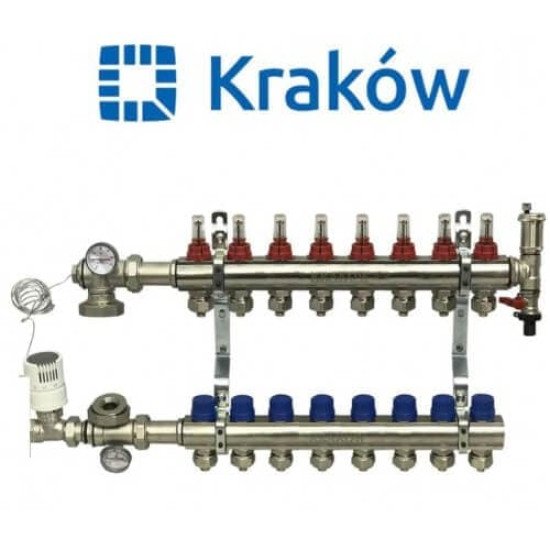 Колектор для теплої підлоги Krakow на 8 контурів