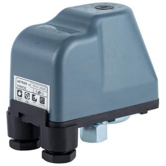 Реле тиску 1.5кВт 1.4-2.8 бар (гайка) WETRON SK-9C/1.5HP 779731