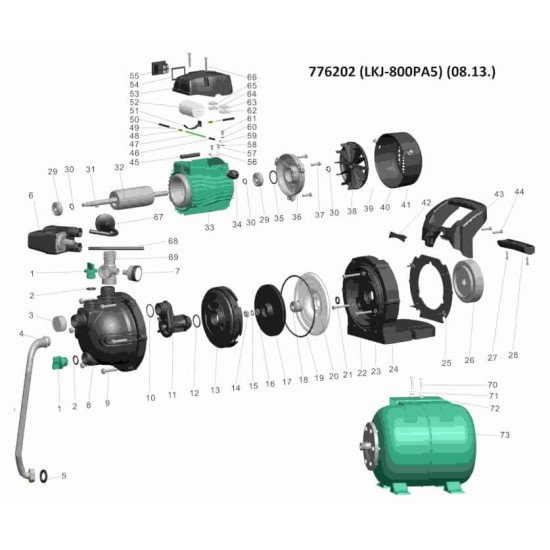 Насос шнековый Rudes 4S 1,1-50-0,5