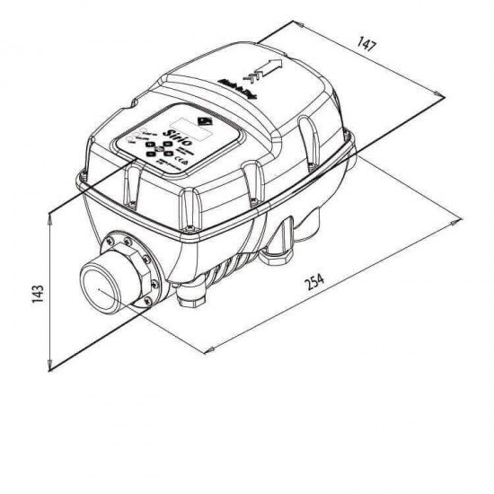 Контролер тиску електронний Italtecnica Sirio Entry 230