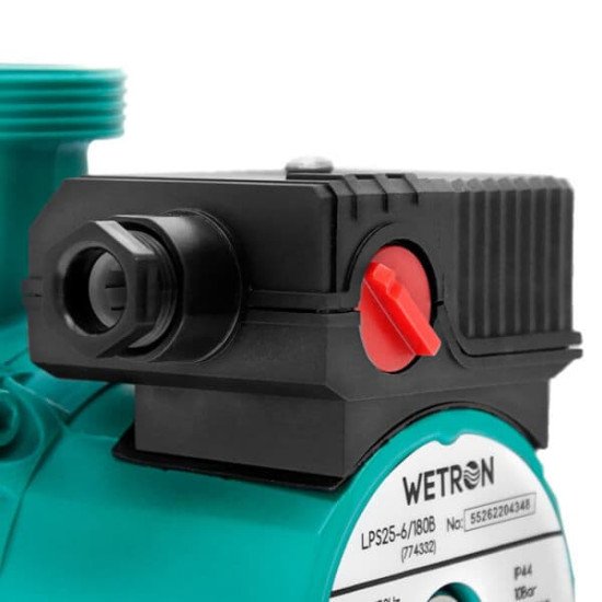Циркуляционный насос Wetron (Aquatica) 774312, 75 Вт, 4 м, Qmax 40 л/мин, 180 мм зел, гайки