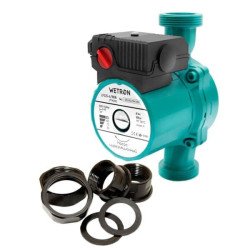 Циркуляційний насос Wetron (Aquatica) 774312, 75 Вт, 4 м, Qmax 40 л/хв., 180 мм зел., гайки