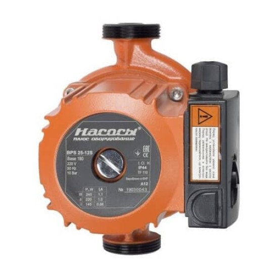Циркуляційний насос Насоси плюс обладнання BPS 25-12S-180, приєднувальний комплект