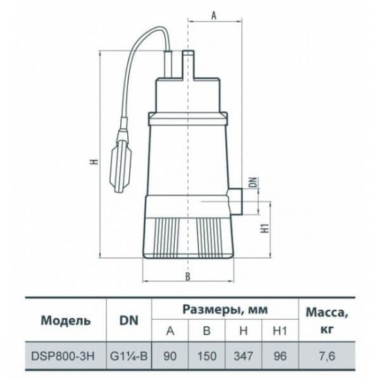 Насос для колодязя Насоси + DSP800-3H
