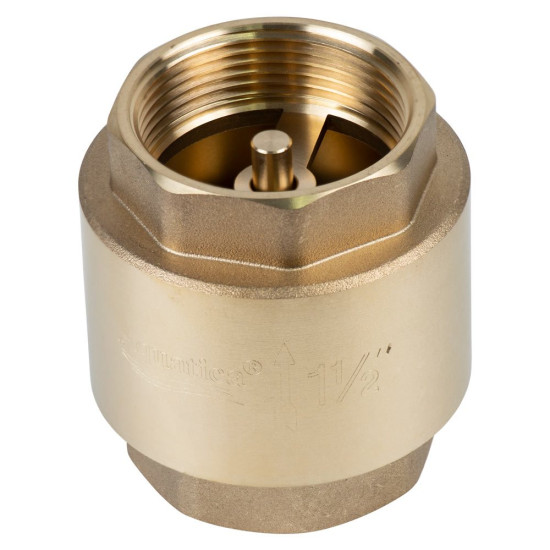 Клапан обратный AQUATICA 779658 F1 1/2"×F1 1/2" (латунь) euro 640г 