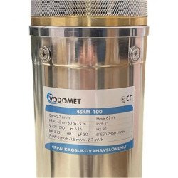 Насос вихровий VODOMET 4SKM-100 Н=62М, Q=2.7кБМ, P=750 Вт, вбуд. конденс.